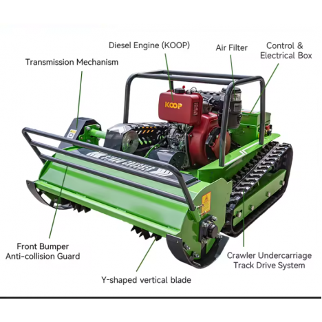 Trincia Radiocomandato 120cm Diesel Trincia Radiocomandato 120cm Diesel